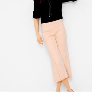 White House Black Market Perfect Form crop pants Light peach Size 10